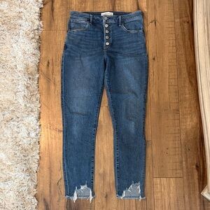 Abercrombie & Fitch High Rise Super Skinny Ankle jeans